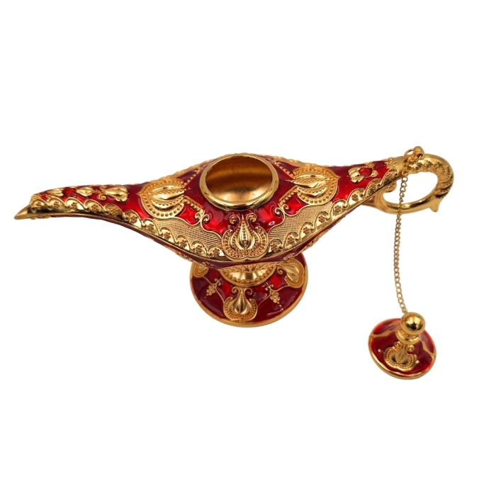 Lampa Alladyna LAR – Orientalna Dekoracja Czerwono-Złota